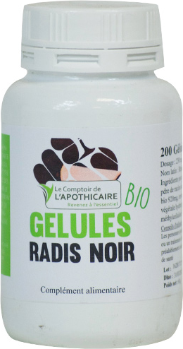 Le Comptoir de l'Apothicaire Radis Noir Bio 200 gélules