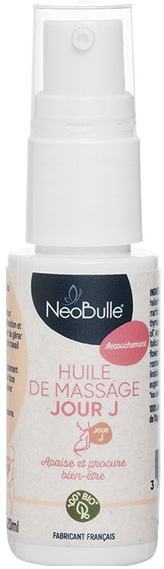 Néobulle Accouchement Huile de Massage Jour J Bio 20ml