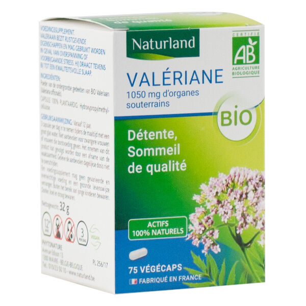 Naturland Valériane Bio 75 végécaps