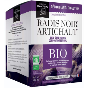 Dayang Radis Noir Artichaut Bio 20 ampoules