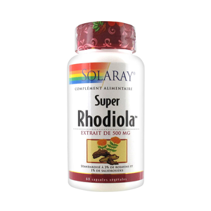 Solaray Super Rhodiola 500mg 60 capsules vegetales