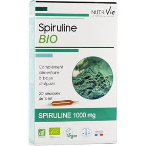 Nutrivie Spiruline Bio 20 ampoules