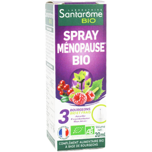 Santarome Bio - Spray Menopause Bio - Complexe de bourgeons - 20ml