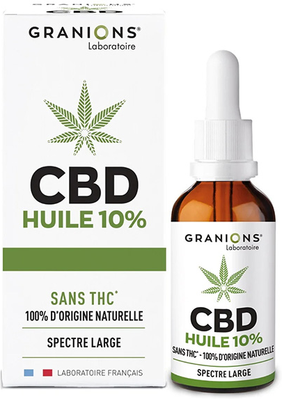 Laboratoire des Granions Granions Huile CBD 10% 10ml