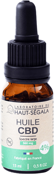 Haut Ségala Haut-Ségala Huile CBD 4% Spectre Large 15ml