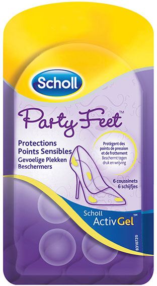 Scholl Party Feet Protections Points Sensibles 6 Coussinets