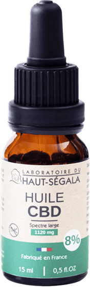 Haut Ségala Haut-Ségala Huile CBD 8% Spectre Large 15ml