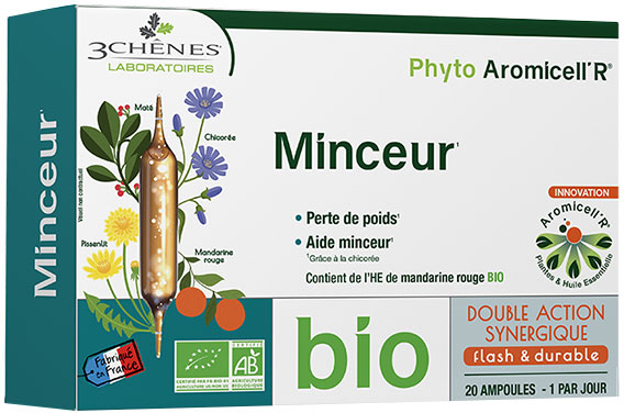 Les 3 Chênes Phyto Aromicell'R Minceur Bio 20 ampoules