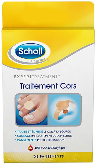 Scholl Expert Treatment Pansements Traitement Cors 8 pansements