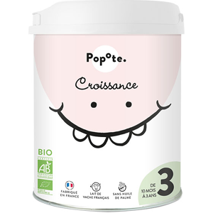 Popote Lait Croissance 3eme Âge Bio 800g