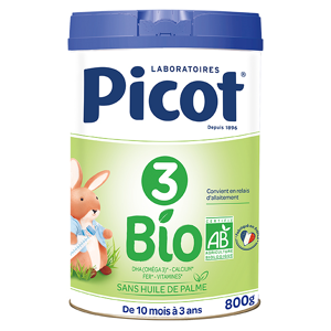 Picot Bio Lait Croissance 3eme Âge 800g