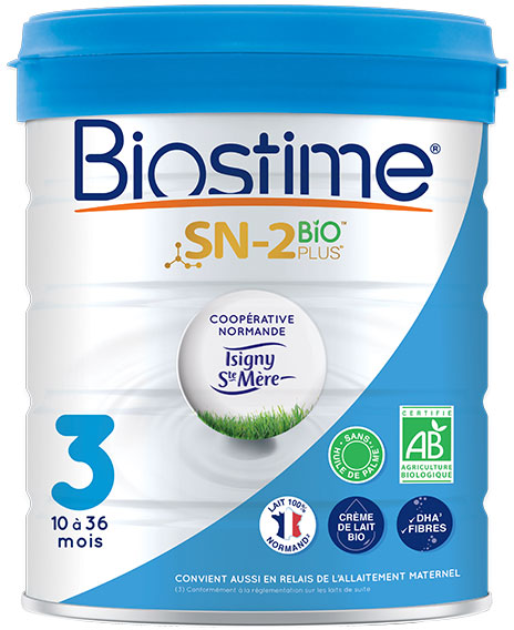 Biostime Lait Infantile 3 Bio 10-36m 800g