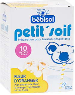 Bébisol Petit'Soif Fleur d'Oranger 10 sachets doses