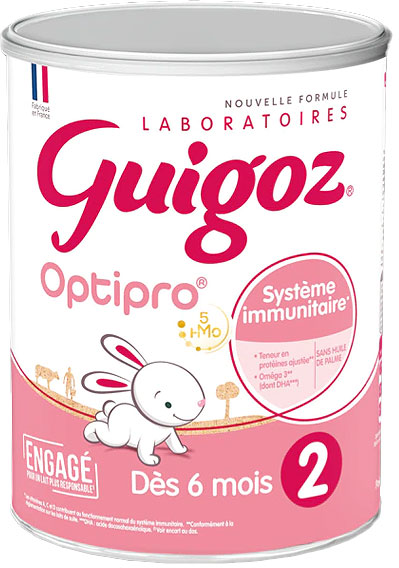 Guigoz Optipro Lait 2ème Age +6m 780g