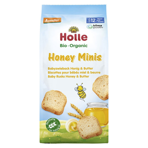 Holle Biscottes Miel Beurre Demeter 100g - Publicité