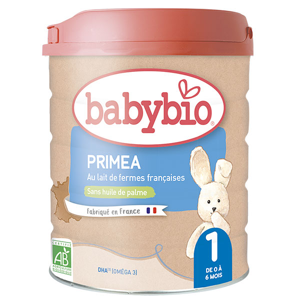 Babybio Lait Infantile Primea 1er Âge Bio 800g - Publicité