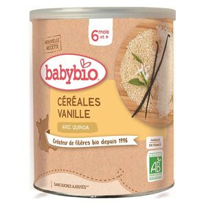 Babybio Céréales Pot Vanille Quinoa +6m Bio 220g - Publicité