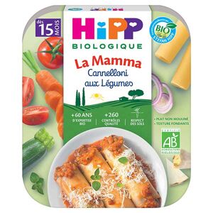 Hipp Bio La Mamma Cannelloni aux Légumes +15m 250g - Publicité