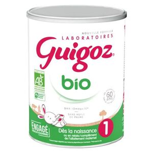 Guigoz Bio Lait 1er Age 800g - Publicité