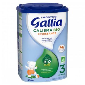 Gallia Calisma Bio Croissance 3ème Âge 800g - Publicité