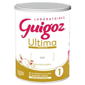 Guigoz Ultima Premium 1er Age 800g - Publicité
