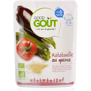 Good Goût Plat Ratatouille au Quinoa +6m Bio 190g