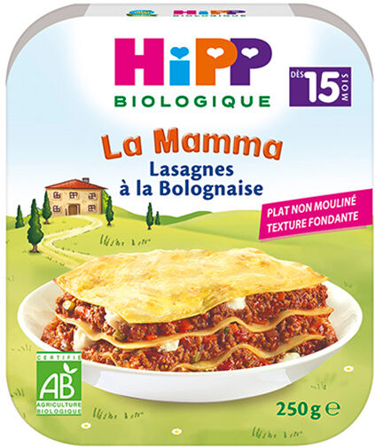 Hipp Bio La Mamma Lasagnes à la Bolognaise +15m 250g