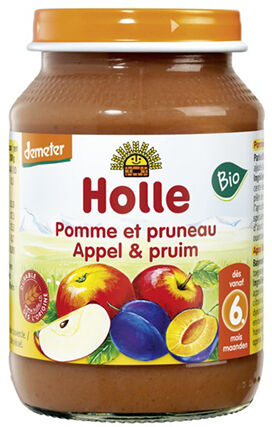 Holle Petit Pot Pomme Pruneau Bio +6m 190g