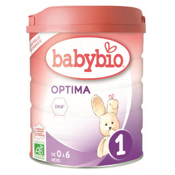 Babybio Optima Lait 1er Âge Bio 800g