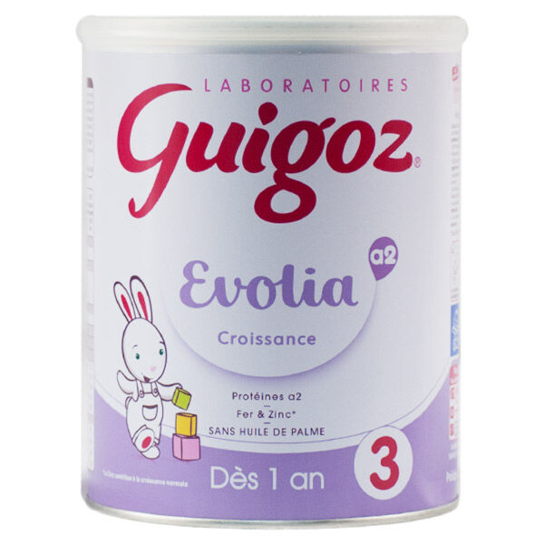 Guigoz Evolia A2 Lait Croissance 3ème âge 800g