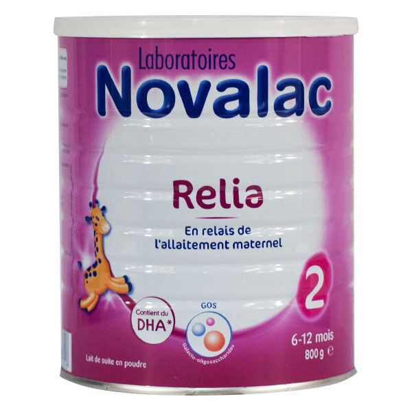 Novalac Lait Relia 2 Âge 800g