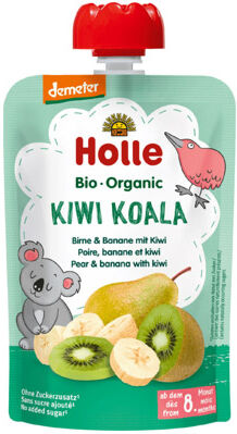 Holle Gourde Pouchy Poire Banane Kiwi Bio +8m 100g