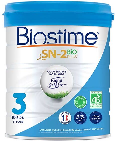 Dodie Biostime Lait 3 Bio 10-36m 800g