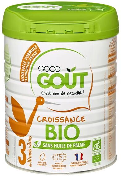 Good Gout Good Goût Lait de Croissance Bio dès 10m 800g