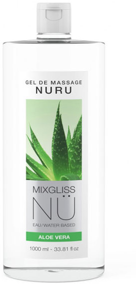 Mixgliss Nu Gel de Massage Aloe Vera 1L