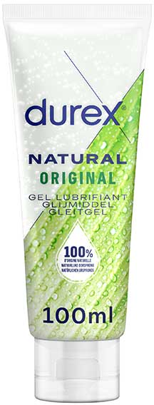 Durex Gel Lubrifiant 100% d'origine Naturelle - Formule Originale - 100ml