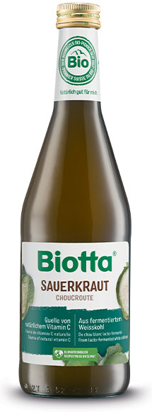 Biotta Pur Jus Choucroute Lacto-fermenté Bio 500ml