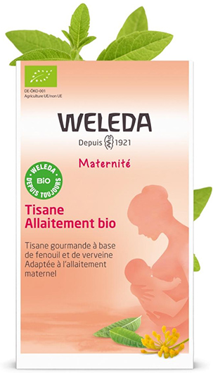 Weleda Maternité Tisane Allaitement Fenouil Verveine Bio 20 sachets