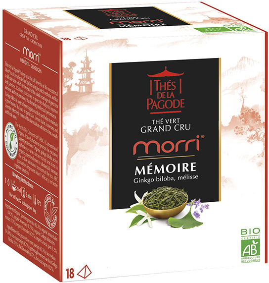 Thés de la Pagode Thé Morri Bio 18 sachets