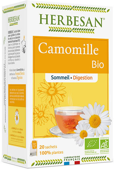 Herbesan Infusion Camomille Bio 20 sachets