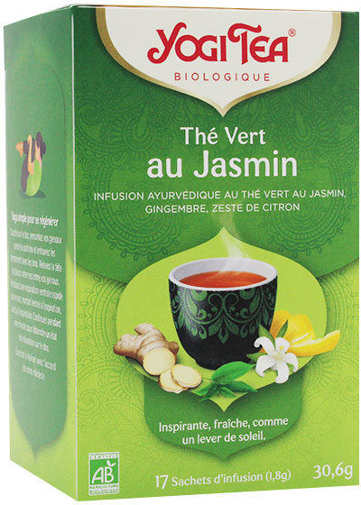 Yogi Tea Thé Vert au Jasmin 17 sachets