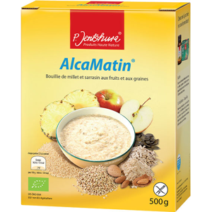 Jentshura Jentschura AlcaMatin Bouillie de Millet et Sarrasin aux Fruits et aux Graines 500g