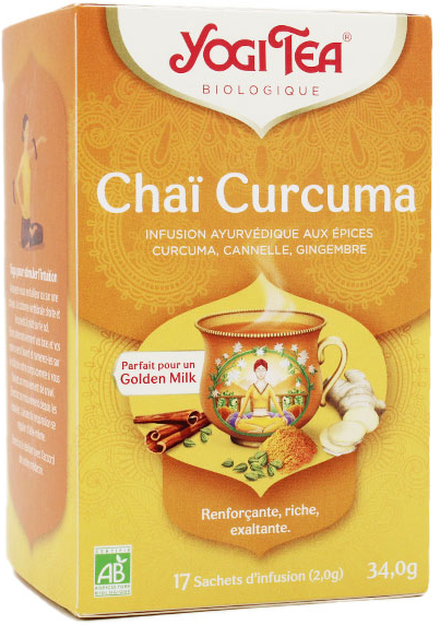 Yogi Tea Chaï Curcuma 17 sachets