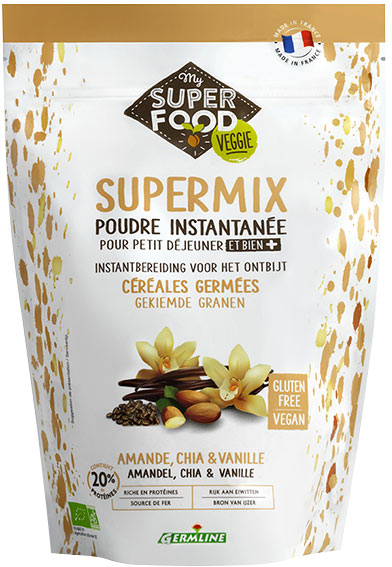 Germ'Line Germline Supermix Petit-Déjeuner Amande Chia Vanille Bio 350g