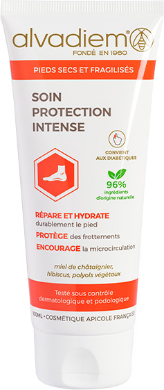 Alvadiem Soin des Pieds Protection Intense Pieds Secs et Fragilisés 100ml