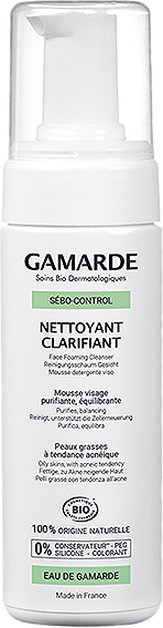 Gamarde Sébo Control Nettoyant Clarifiant Bio 160ml