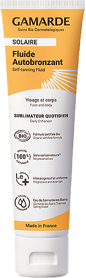 Gamarde Solaire Fluide Autobronzant Bio 100ml