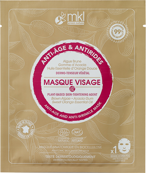 MKL Green Nature Masque Visage Anti-Age et Anti-Rides Bio