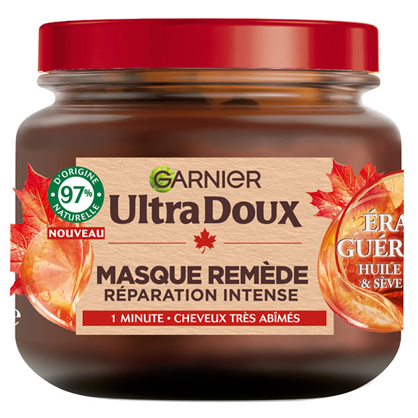 Garnier Ultra Doux Masque Remède Revitalisant Erable Guérisseur 340ml