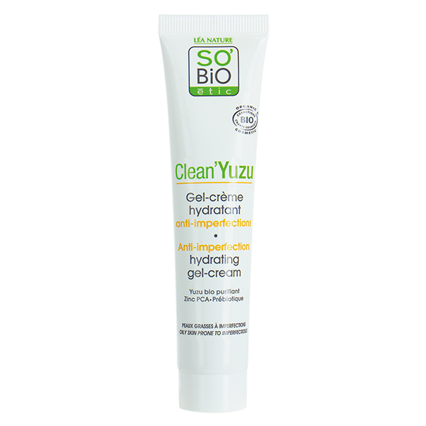 Léa Nature SO BiO étic So'Bio Étic Clean'Yuzu Gel Crème Hydratant Anti-imperfections Bio 40ml